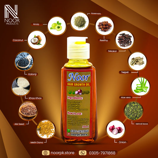 Noor Hair Growth Oil | Your Hair Health Doctor