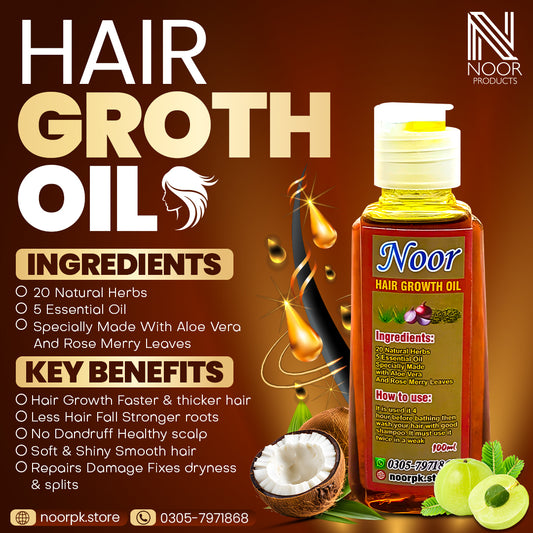 Noor Hair Growth Oil | Your Hair Health Doctor
